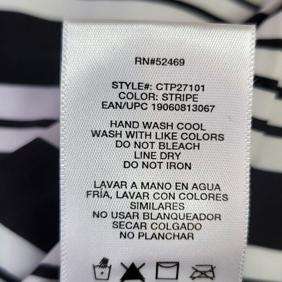 Plus Size Catalina Black & White One Piece Swimsuit - Picture 11 of 11